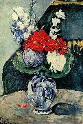Paul Cezanne Stilleben, Delfter Vase mit Blumen USA oil painting artist